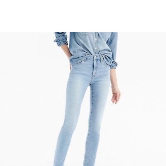 NWT JCrew 9” Rise Toothpick Denim - Picture 8 of 8